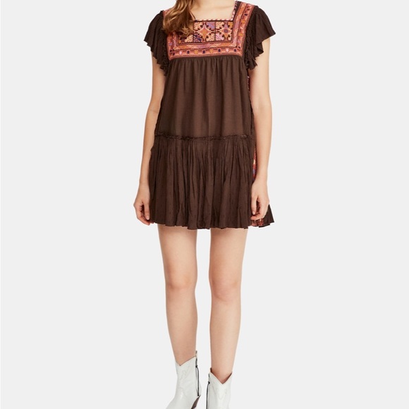 Free People “Day Glow” Mini Dress - Picture 3 of 8